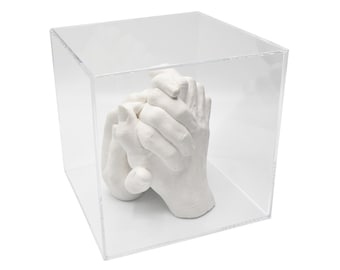 3D Casting Kit "Family" TRIO with Acrylic Glass Cube Lucky Hands®