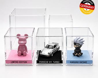 Acrylic Glass Cube with Felt Bottom, with personal labeling from Lucky Hands®