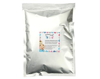 Moulding Powder 3D Pro with Colour Indicator – Safe and Fast Impression Casting Alginate for Handprints and Footprints by Lucky Hands