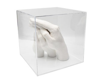 Lucky Hands® Casting Kit "Family" TRIO+ with Acrylic Glass Cube
