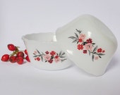 Vintage Primrose Pyrex Pair of Ramekins Anchor Hocking Fire King Mid Century Decor Retro Kitchen Cute 1960s Tableware