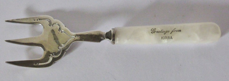 Collectible Vintage Kirra Serving Fork Beach House Mid Century Gold Coast Australia Original Souvenir Retro Kitchen Cool Gift Idea