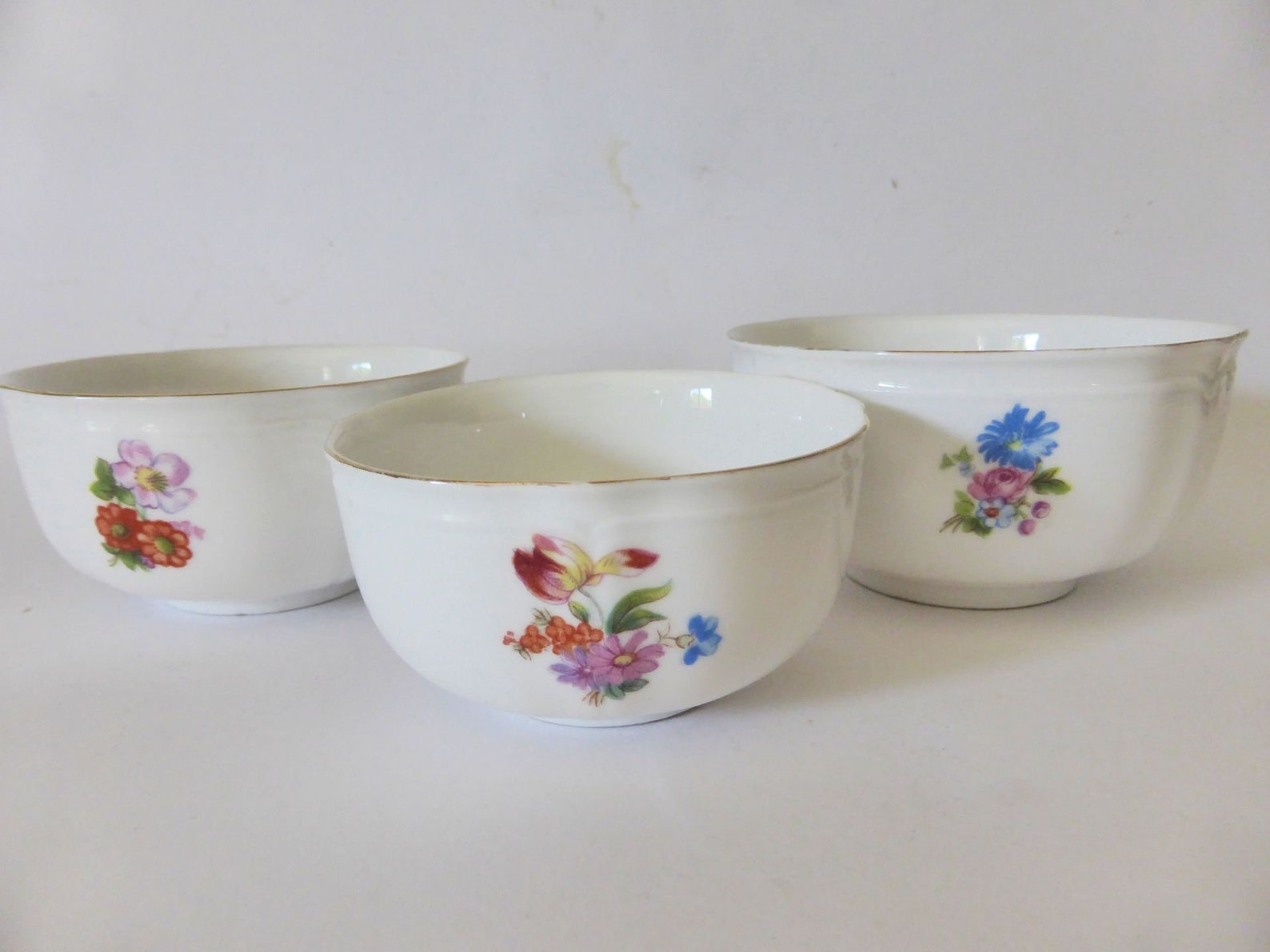 Shelton Japan Nesting Bowls Floral Pattern Vintage Condiment - Etsy
