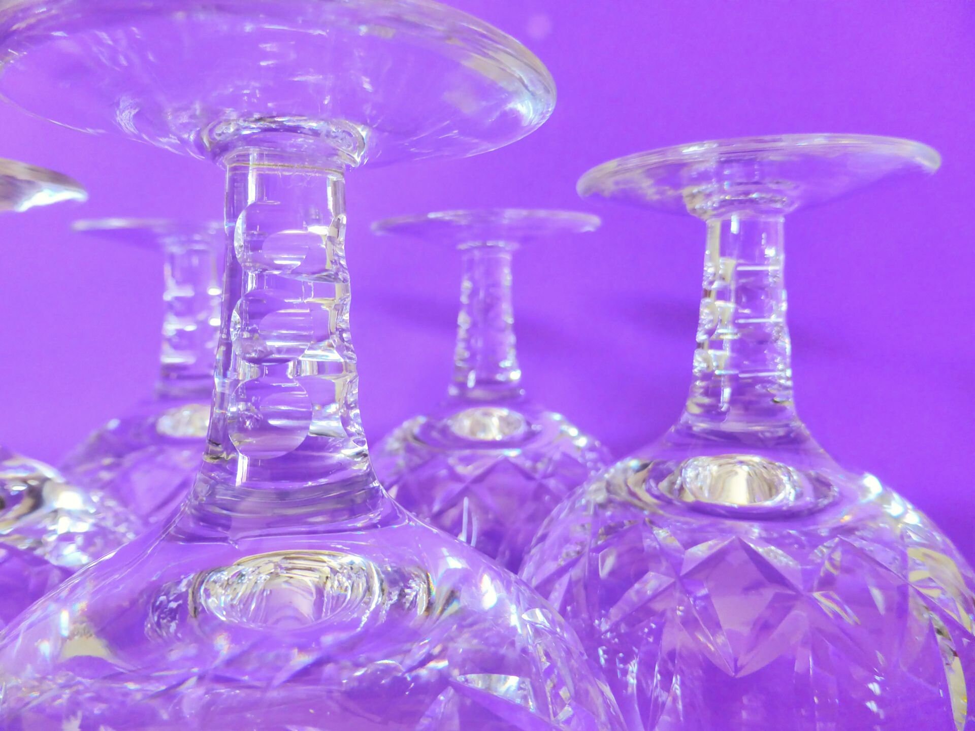 Vintage Crystal Dessert Cups Set of 5 Footed Ice Cream / Etsy