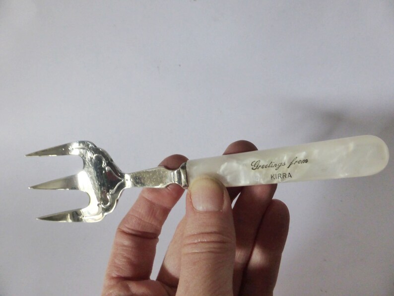 Collectible Vintage Kirra Serving Fork Beach House Mid Century Gold Coast Australia Original Souvenir Retro Kitchen Cool Gift Idea