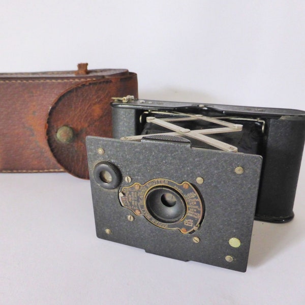 Vest Pocket Autographic Kodak Camera, 1917-26, Rare Folding Brownie Pocket Camera, Antique Photography