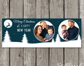 Weihnachten Facebook Vorlage - Urlaub Facebook Timeline Abdeckung für Fotografen - TC22