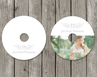 CD/DVD-Etiketten-Templates - Hochzeit Fotografie CD Aufkleber - Foto Photoshop Design - CL10