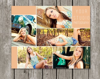 Photo Display Blog Board Template for Bloggers - Fashion Blogger Photo Collage Template - Blog Post Photos Shop The Look What I Wore