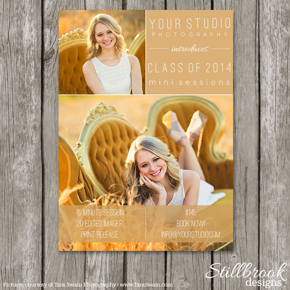 Senior Mini Session Template - Graduation Marketing Board - High School ...