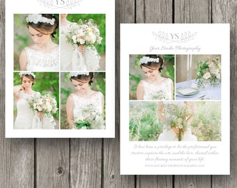 Fotografia dziękuję karta-wesele dziękuję karta-dziękuję szablon dla fotografów-TY05