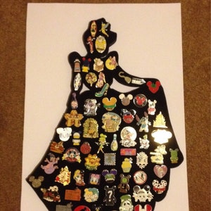 Disney Cinderella Princess pin display board. Hold upwards of 55 pins