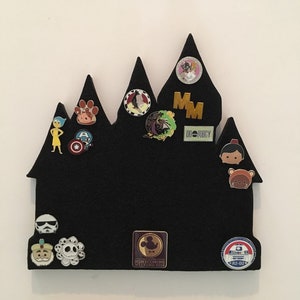 11"x11" Disney Pin Castle Disneyland Disney World Pin display Board