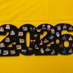 2026 pin display board Disney pin board  Universal studios Epic Universe pin board 25 years of Pin trading event
