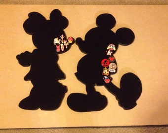 Disney Mickey & Minnie Mouse pin displays. Can hold upwards of 100 pins lot