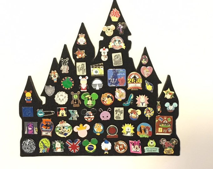 Magic Kingdom Disney Pin Display Board 15 Cinderella Castle Pinboard Etsy