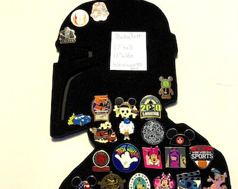 Boba Fett pin display board Star Wars pin board cork pin board Bo-Katan