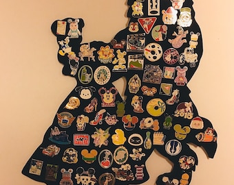 Disney Belle, Beauty & the Beast pin display board. Holds about 75 Disney trading pins