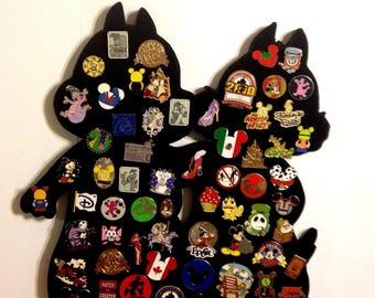 Chip and Dale disney pin display board