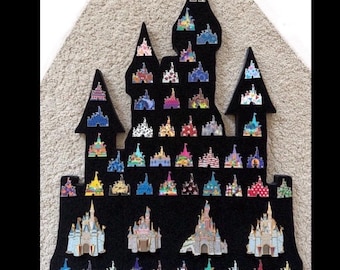 19" Castle Disney pin display board, hold approx 60-70 pins