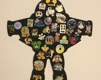 Disney Pixar Buzz lightyear & Toy Story pins display board, 15.5" tall
