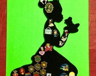 Princess Tiana and Frog Disney pin board, cork Pin Display Board
