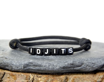 Supernatural Bracelet - Idjits - Handmade - UK