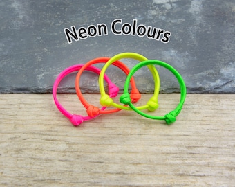 Classic Range, Adjustable Paracord Bracelet with Sliding Knot - Neon Colours - Handmade in the UK