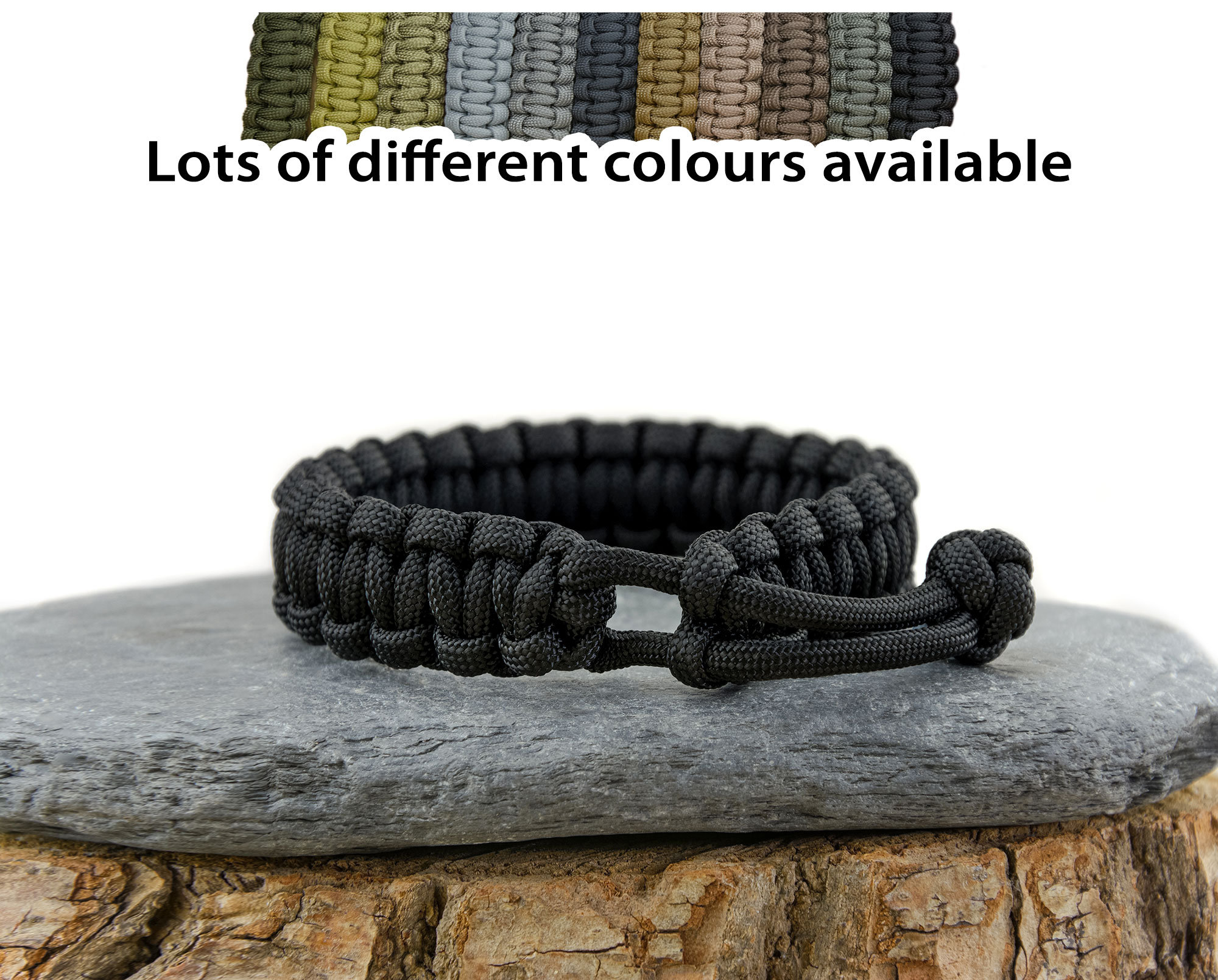 Mad Max Style Adjustable Paracord Survival Bracelet Various