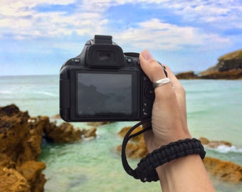 Paracord Camera Wrist Strap DSLR or Compacts Handmade In The UK Canon Nikon Fuji