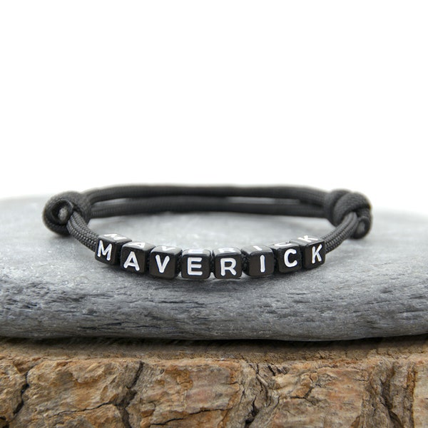 Maverick adjustable paracord bracelet - Handmade - UK