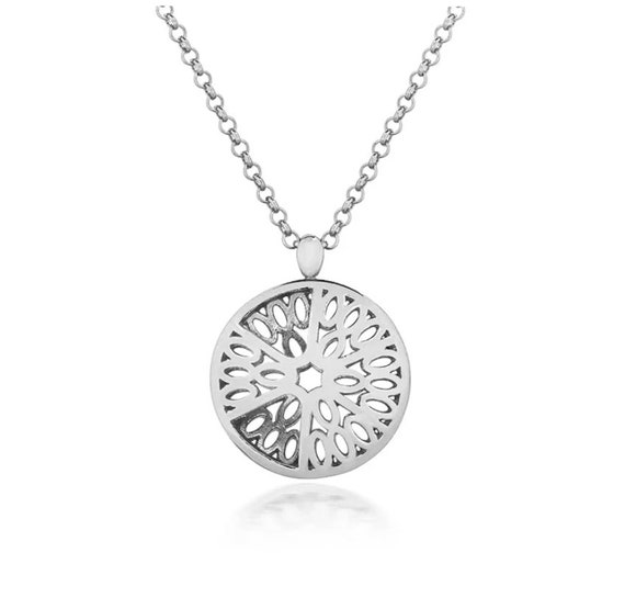 Silver Dome Pendant the Seville Collection Etsy