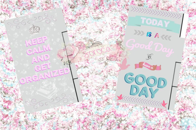 Dividers Personal Filofax Printable , Filofax Quotes Insert Pages ...