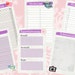 Filofax Pocket Printable Kit Purple, Home Management,6 Planner Pages ...