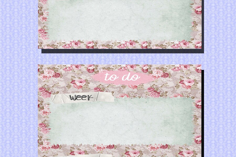 A5 Filofax Printable to Do List 4 Insert Pages Cute Design - Etsy