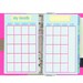 Filofax A5 Printable Month on 2 Page Blue,2 Planner Pages,dots Designs ...
