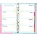Filofax Personal Printable Week in 2 Pages, Kit 2 Colors,mint and Lilac ...