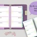 Filofax Personal Printable Week in 2 Pages, Kit 2 Colors,mint and Lilac ...