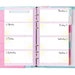 Filofax Personal Printable Week in 2 Pages, Kit 2 Colors,mint and Lilac ...
