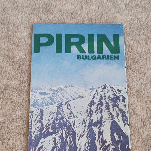 Pirin Bulgaria - Tourist Brochure DDR/GDR 1970's