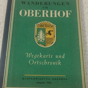 Wanderungen um Oberhof - Hikes around the Oberhof - DDR - 1956