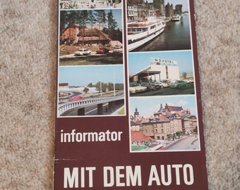 Unterwegs in Polen - Touristenbroschüre DDR 1975