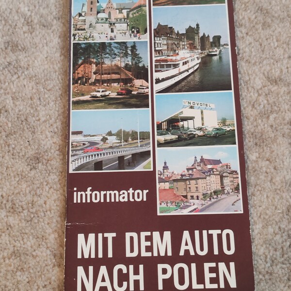 Traveling in Poland - Tourist Brochure DDR/GDR 1975