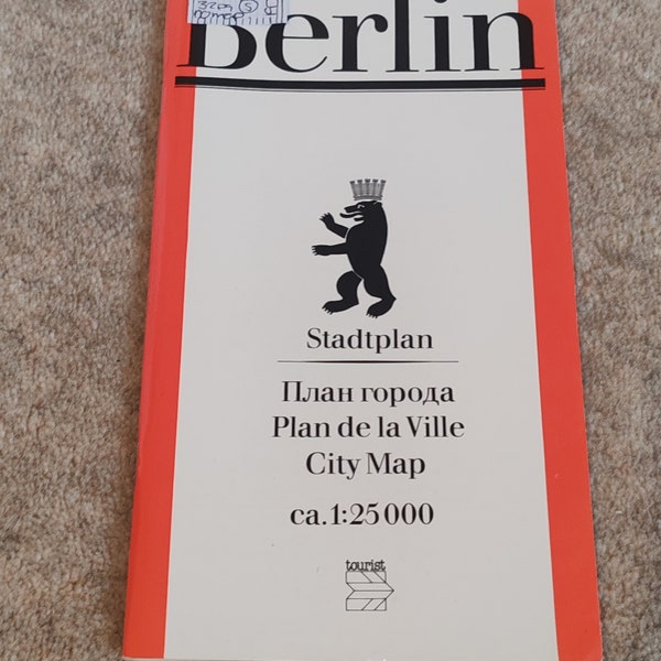 Berlin Stadtplan - Index Only -  DDR/GDR 1975