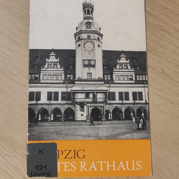 Das Neue Rathaus - The Townhall Leipzig  Tourist booklet / DDR/GDR 1982