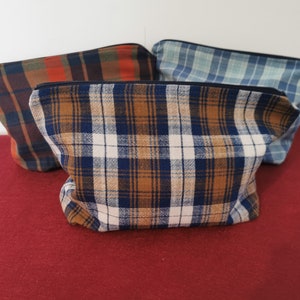 Large Supernatural Flannel / Plaid shirt box Pencil Case - Choose your Sigil - NEW Colours