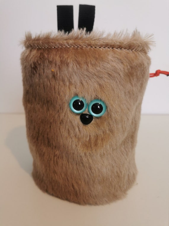 Hairy Monster Chalk Bag With Rip-stop Liner and Squeaker Jim 