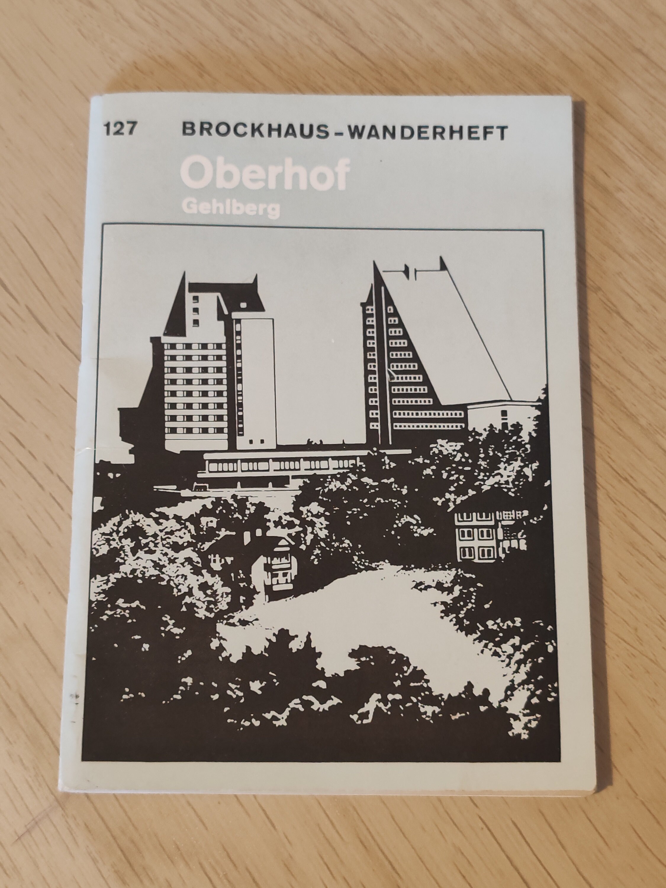 Oberhof: Brockhaus-Wanderheft / hiking booklet / DDG/GDR 1972