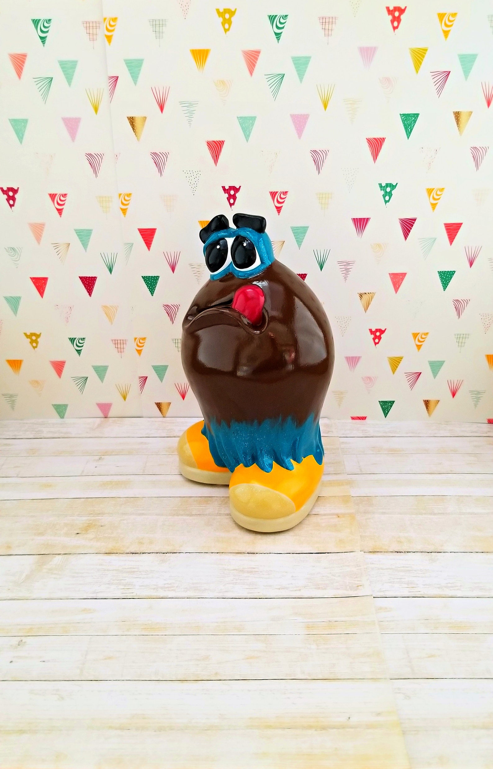 Fancy Monster Piggy Bank Piggy Bank Monster Piggy Bank Baby Etsy