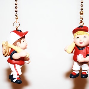 Lil Slugger baseball player ceiling fan or light pull chain or key chain
